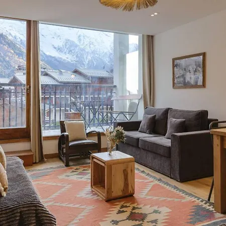 דירה Vallee Blanche 4pax Vue Mtblanc Parking 400m Remontee