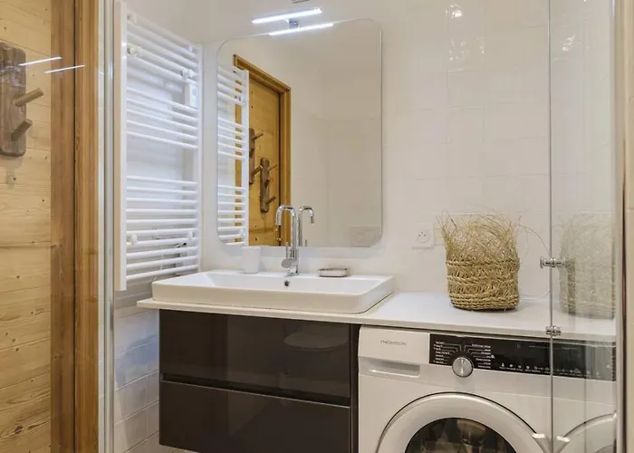 דירה Vallee Blanche 4pax Vue Mtblanc Parking 400m Remontee שאמוני