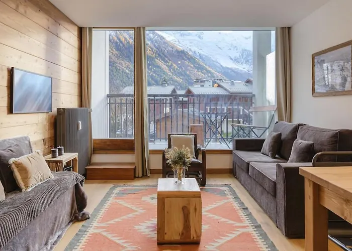 Vallee Blanche 4pax Vue Mtblanc Parking 400m Remontee